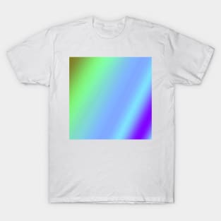 blue green blue abstract texture T-Shirt